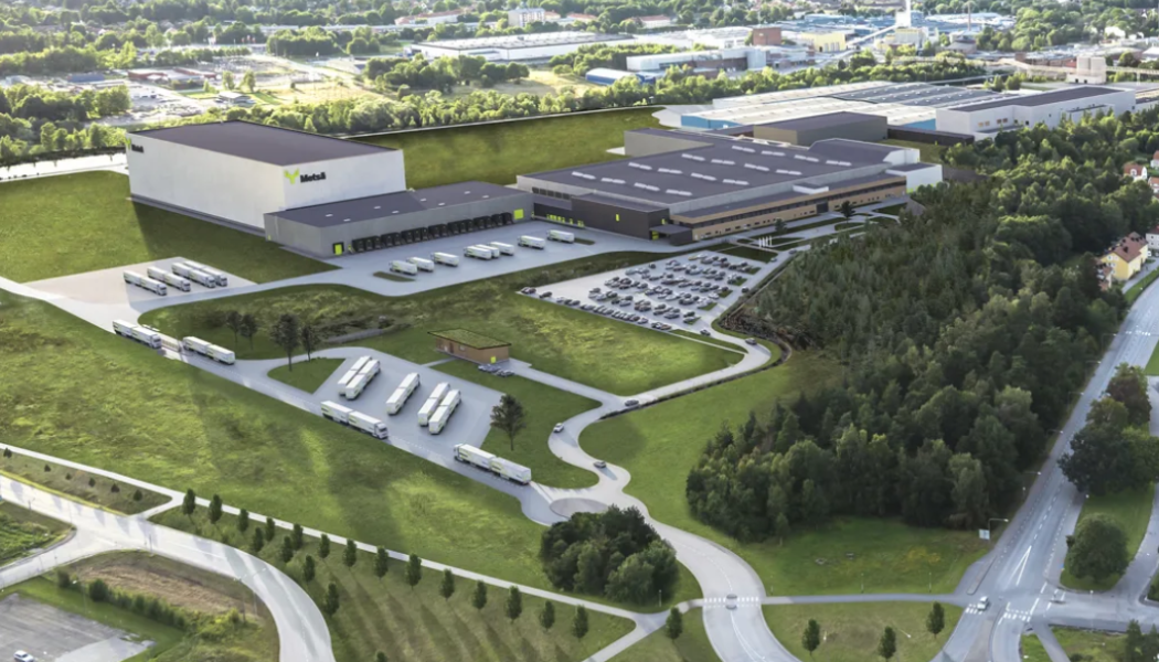 Framtidsfabriken i Mariestad. Bild: Metsä Board