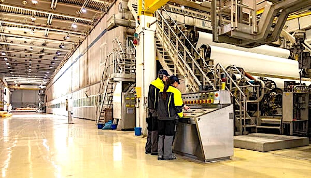 UPM upphör med produktionen vid Ettringens pappersbruk i Tyskland den 31 december. Nedläggningen berör 189 anställda. Foto: UPM