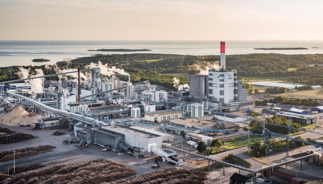 Projektet avser blekeriet i Södras massabruk i Värö. Foto: Södra Cell