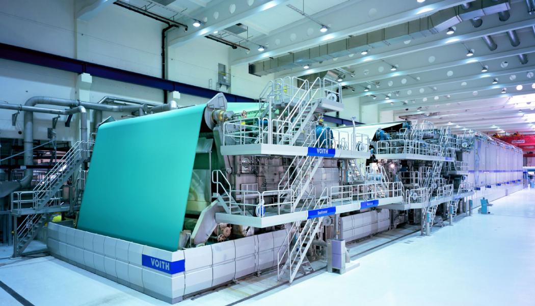 Laakirchen Papier i Österrike och teknikleverantören Voith har lanserat ett gemensamt flaggskeppsinitiativ för att digitalisera pappersmaskiner. Bild: Voith