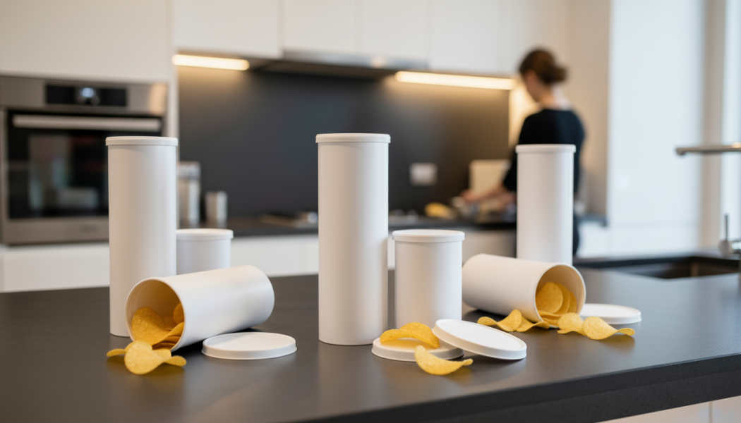 Engångsartiklar för livsmedel tillverkade av torrformad fiber. Bild: Yangi