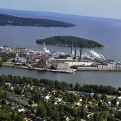 Ortvikens pappersbruk. Foto: Simon Matthis