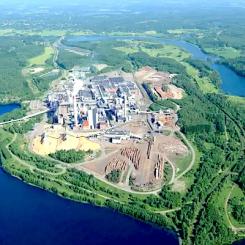 UPM:s massafabrik i Kymi i Finland. Foto: UPM