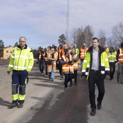 Satsningen Bio25, som invigdes nyligen i Arctic Papers anläggning i Grycksbo, är en investering på 285 miljoner kronor som syftar till att stärka brukets ”förnybara energiförsörjning och långsiktiga konkurrenskraft”. Satsningen omfattar utbyggnad och uppgradering av en biobränslepanna samt en ny produktionslinje för pelletstillverkning – där restbiomassa tas tillvara och blir en ny produkt. Copyright: Magnus Wahman