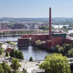 Takos kartongfabrik i Finland. Metsä Board inleder förhandlingar om omstrukturering på fabrikerna i Tako och Kyro. Totalt berörs omkring 360 anställda, och upp till 215 jobb kan försvinna. Foto: Metsä Group