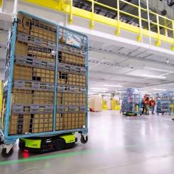 En av Amazons lösningar är att skicka produkter i deras ursprungliga förpackning utan extra förpackning från Amazon. Foto: Amazon