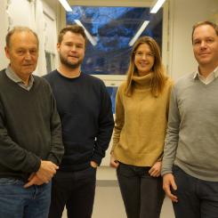 Peter Axegård, Beatrice Swensson, Kristoffer Guthenberg, Joachim Reimer. Foto: Fine Cell