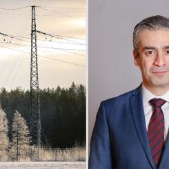 Energiminister Khashayar Farmanbar. Bild: Skogsindustrierna