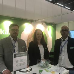 Frank Gref, Annika Lindfors och Mattias Skåre, Nordkalk. Foto: Simon Matthis