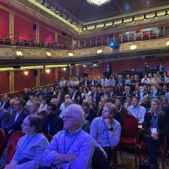 Tvådagarskonferensen ”The International Fibre Moulding and Paper Forming Conference”, som arrangerades av Rise, hölls i Vasateatern i Stockholm. Foto: Simon Matthis