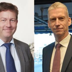 Kent Viitanen, VD och koncernchef Emballator, och Anders Davidsson, VD och koncernchef Herenco Holding och styrelseordförande Emballator.