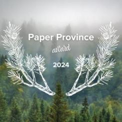 Paper Province Award har delats ut årligen sedan 2018. Bild: Paper Province