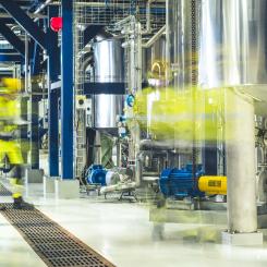 Valet av placering av produktionsanläggningen gjordes på grund av dess närhet till sex massabruk. Bild: NBG