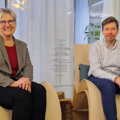 Agneta Richter-Dahlfors, Richter Life Science och Paul Nemes, Paper Province. Foto: Paper Province