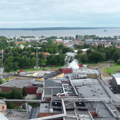 Metsä Tissues fabrik i Katrinefors, Mariestad. Foto: Metsä Group