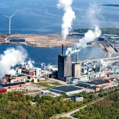 Skutskärs massabruk. Foto: Stora Enso