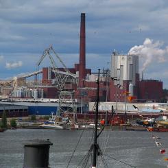 Sunila massa- och pappersbruk. Foto: Zache/Wikimedia Commons
