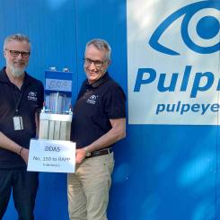Peter Kristmansson, produktionschef, och Öjvind Sundvall, vd PulpEye. Foto: PulpEye