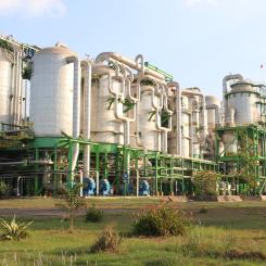 Så här ser en indunstningsanläggning ut, levererad till Indonesien av Valmet. Foto: Valmet
