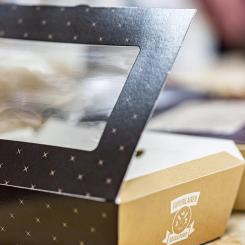 Metsä Boards miljövänliga förpackning för Viborska bakelser. Foto: Metsä Board