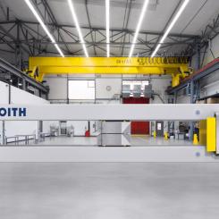 De robusta mätramarna är utformade på ett sådant sätt att de kan integreras i alla pappersmaskiner även när utrymmet är begränsat och omgivningstemperaturen är hög. Foto: Voith